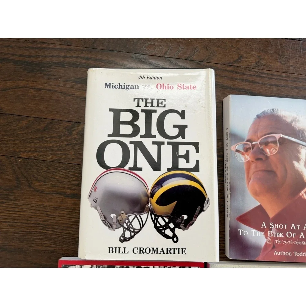Lot 6 Ohio State‎ Buckeyes Football Books OSU History 1968 2002